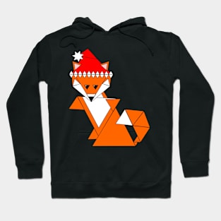 Christmas Fox Origami - Christmas Fox Hoodie